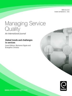 cover image of Managing Service Quality, Volume 16, Issue 4